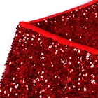 Ring Christmas Tree Decorative Holiday Red Sequins Tree Collar Ring