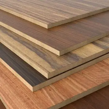 18mm White Color Wood Grain Color Melamine MDF Board for Furniture