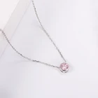 Jewelry Silver 925 Wholesale Lady Jewelry Low Price Custom Silver 925 Necklace Zircon Link Necklace