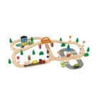 Wooden Train Set Train OEM Kids Natural High Quality Educational Wooden Toy Train Set