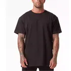 Clothes Black Black Round Neck T-shirt Men Clothes Black Round Neck Cotton Fabric Custom T-Shirt