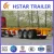 The whole series of trailer maker H-star factory 3 Axles Skeleton semi-trailer for port 20ft  and 45ft container truck trailer