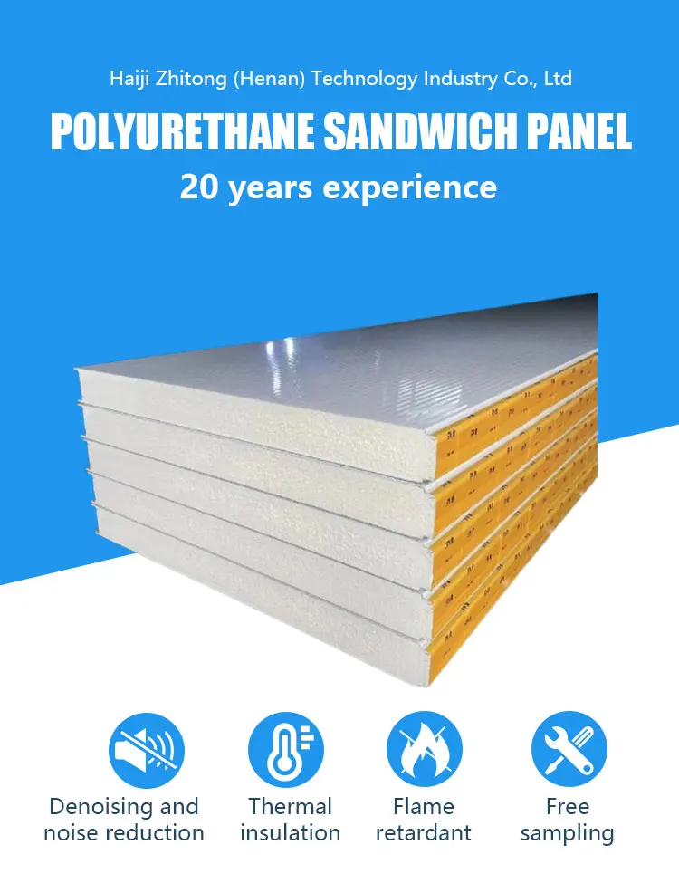Polyurethane Sandwich Panel, 50mm, 75mm, 100mm, 150mm - detail 2