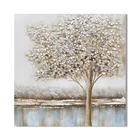 3d Painting Decoration Wall Art 3D Tree Hand-painted Handmade Painting Canvas Wall Art For Home Decoration