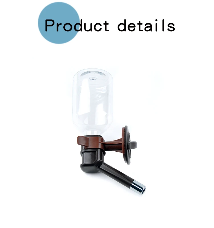 RTS Dog Hanging Bottle Dispenser Pet Cat Automatic Water Drink Dispenser in Cage factory