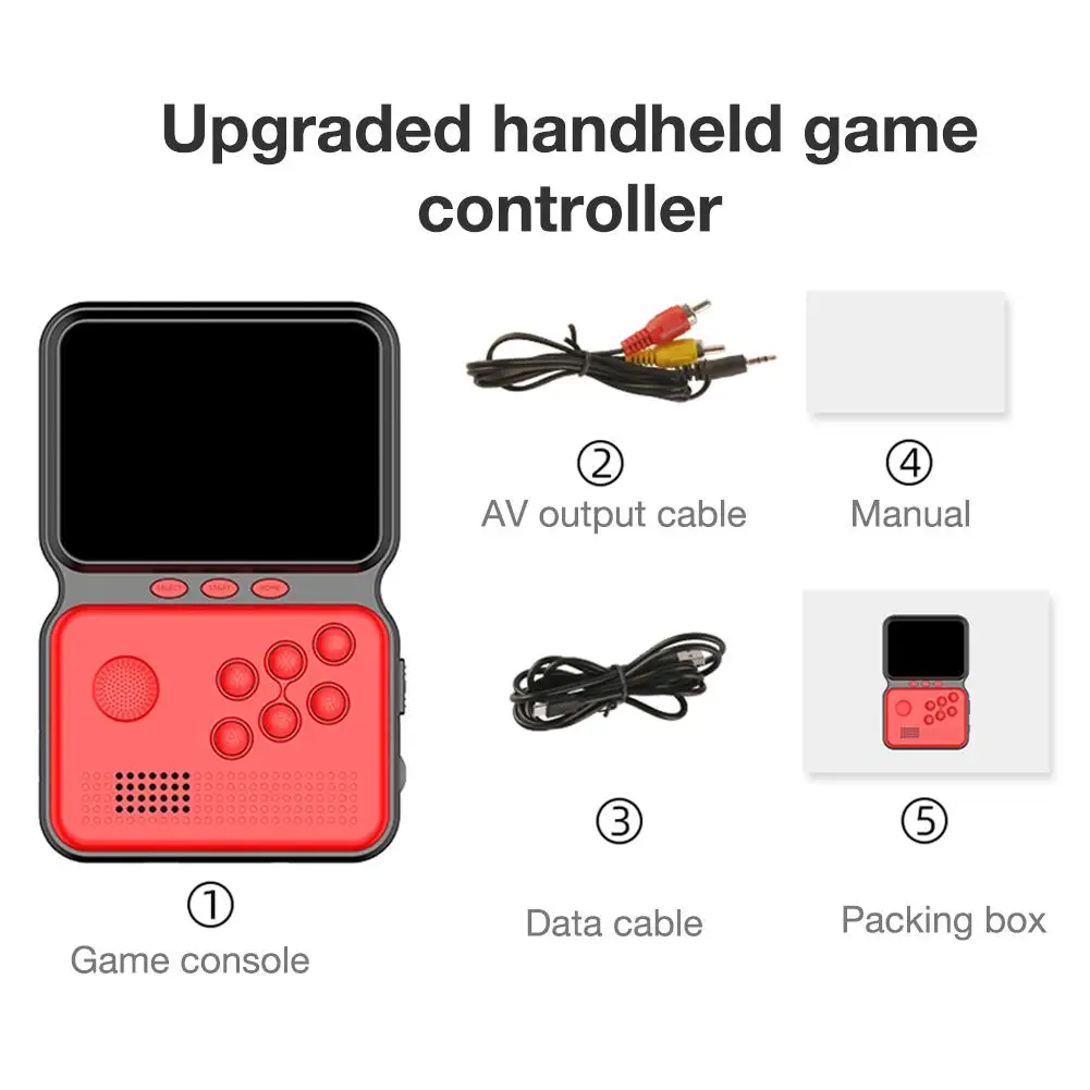 Best Children's Toy Family Game Player TV Video Game Console M3 Handheld Nostalgic Retro Model 16Bit Rechargeable Mini Machine