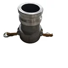 E Fast Aluminum Alloy Tanker Accessories C Type To E Type Female End To Male End Fast Connector
