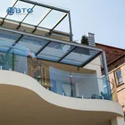 Glass 8mm 10mm 12mm Tempered Curved Balustrade Glass