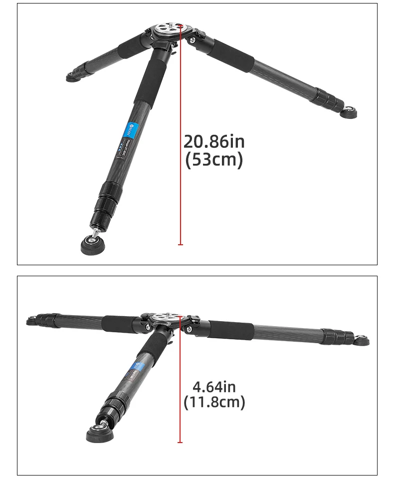 Bexin Professional Travel Big Heavy Duty Telescopic Flexible Video Dslr