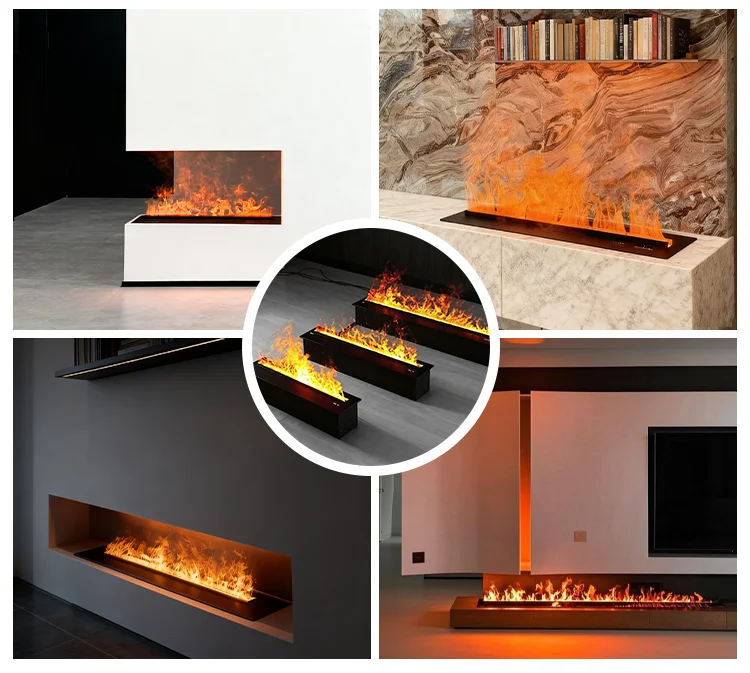 Atomization Electric Fireplace, 3D, LED - detail 18