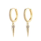 Hoop Earrings Copper Earrings 2021 China Factory Manufacture Hoop Earrings Copper Earrings Hot Sale Crystal Earrings