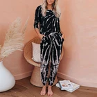 Wholesale Tie Dye 2 Piece Set Women Clothing Summer Outfits Plus Size T-Shirts Print Streetwear 2 Piece Set