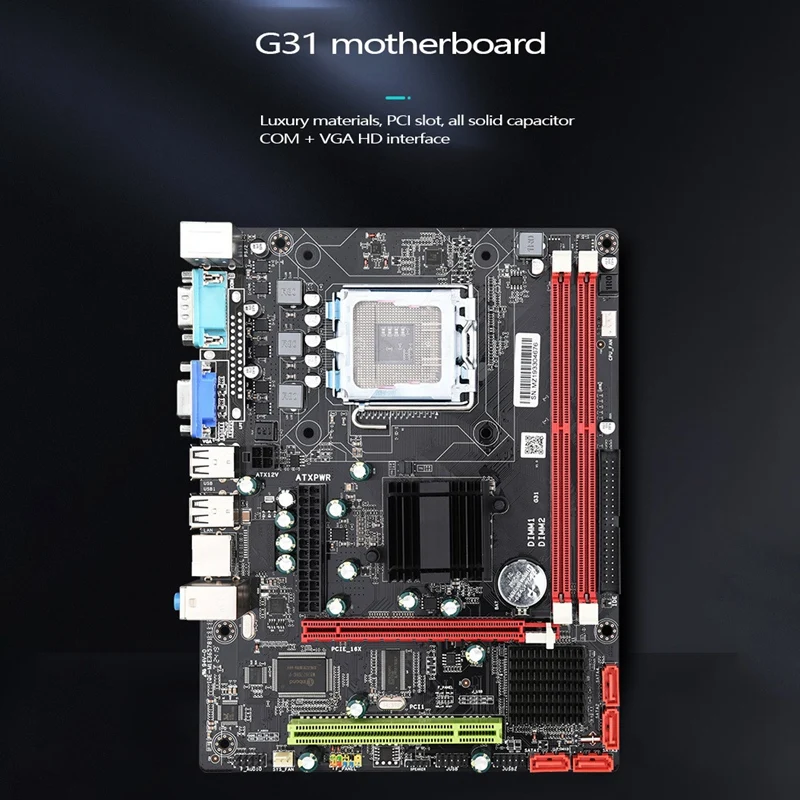 G31 Computer Motherboard Dual Channel Sata2.0 Matx Lga 775 Pin