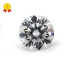 Cut Diamonds Synthetic HPHT Round Brilliant Cut EX Cut 1.01 Ct D Color VVS1 Loose Diamonds