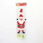Christmas Gel Window Sticker New Design Christmas Decorative Gel Clings For Window Removable Jelly Sticker