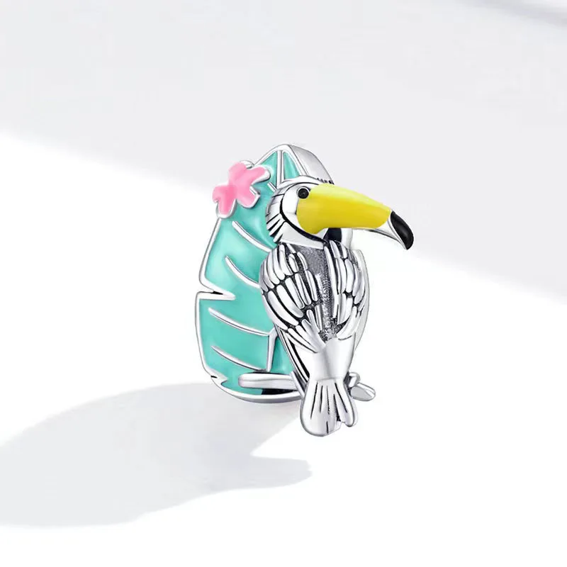 925 sterling silver ice cream summer charms boys girls heart charms bird coconut charms