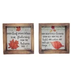 Table Decor Table Decor Wooden Shadenbox Frame Layered Maple Leaf