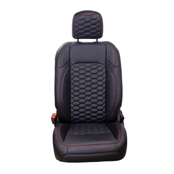 PVC material seat cover replacement seat cover set with diamond design