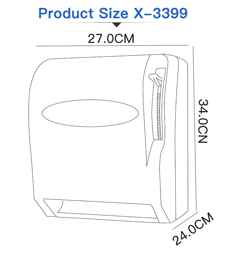 Customized Tissue Dispenser Wall Mounted, Plastic Toilet Tissue Paper Holder & Tissue Dispenser OEM/ODM Acceptable