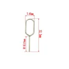 Sim Card Phone Universal OEM Stainless Steel SIM Card Tray Remover Eject Pin Key Tool For All Phone