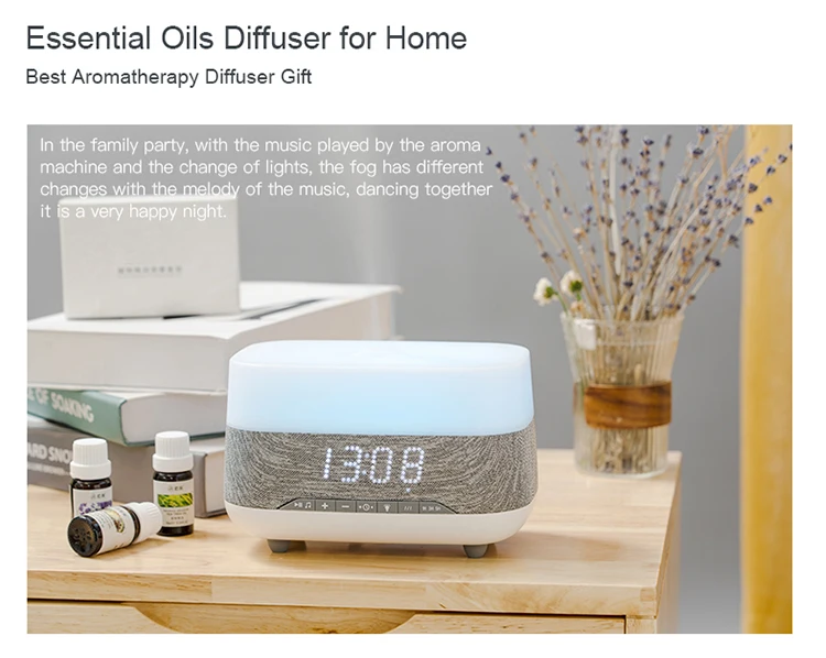 300ml Alarm Clock Diffuser Smart Aroma Diffuser Aroma Family Diffuser