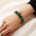 Stone Jewelry Boho High Quality Colorful Gravel Natural Stone Beaded Crystal Bracelet Jewelry For Women