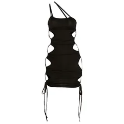 Sexy Sheath Dress With Sleeveless Elastiffs With Hollowed-Out Binding For Summer 2021 New Fashion Dress