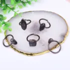Labradorite Rings Classic 925 Sterling Silver Labradorite Gemstone Rings Wholesale Jewelry Adjustable