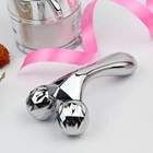 Face 3D Manual Micro-current Roller Face Thinning Massager 2 Rounds Of Skin Shaping And Tightening