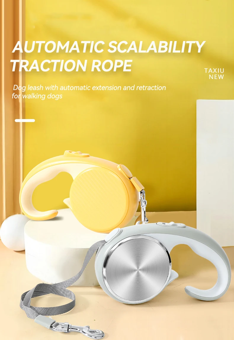 New Automatic Retractable Leash 3 Meters 5 Meters Super Long Rope Distance to Prevent Breaking Away From Dog Leash Pet Products manufacture