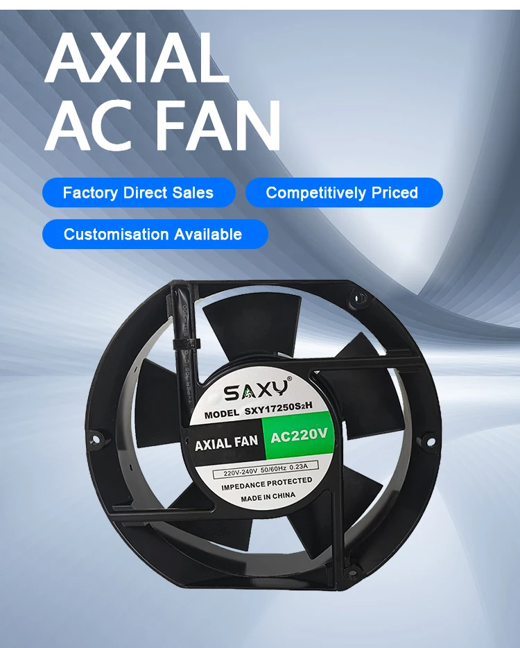 Yc17250 Axial Fan, 380V, 17215051mm, 2550RPM - detail 2