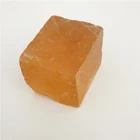 Gemstone Yellow Yellow Natural Raw Crystal Slice Rough Gemstone Iceland Spar Yellow Calcite Slabs