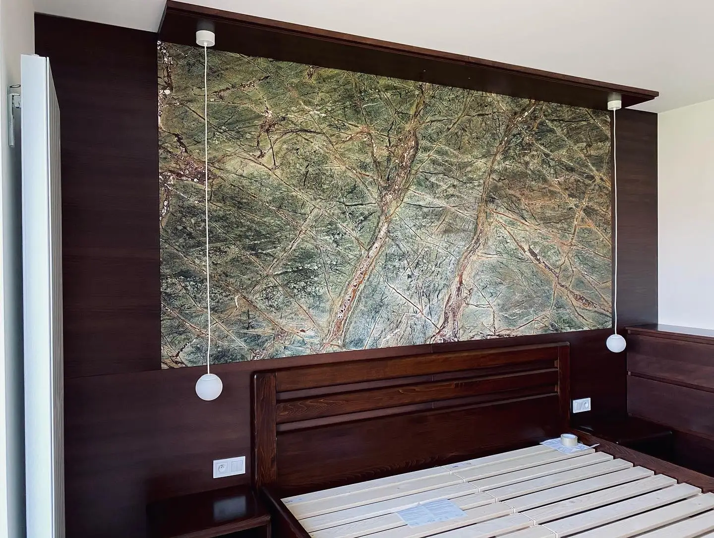 product china suppliers modern green rainforest brown marble slab polished surface 1 year warranty for villa flooring and wall tiles680322-10