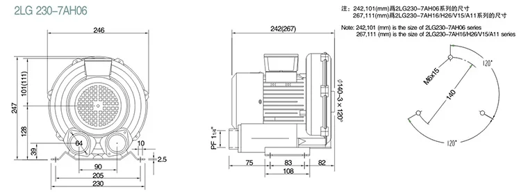 Ring Blower, 1hp, 380V - detail 8