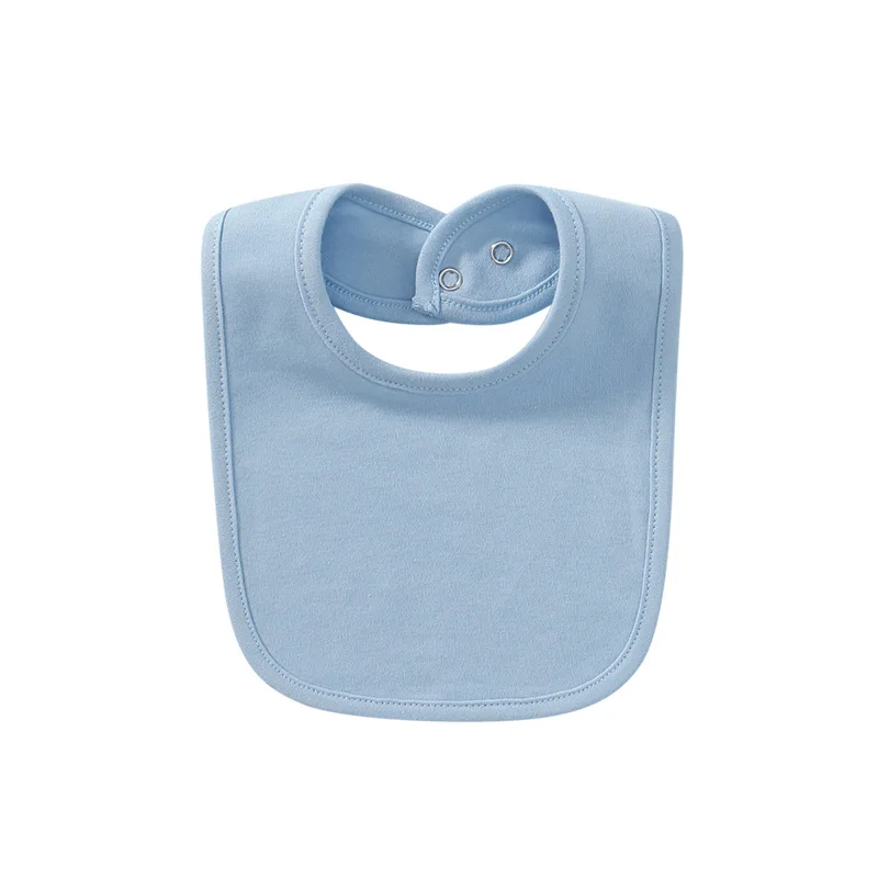 manufacturer cotton bib saliva towel u-shape saliva towel drool bandana bib baby saliva towel snap bib