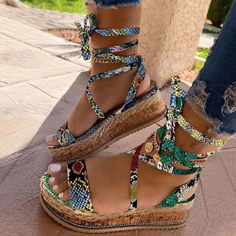 Cheap Wholesale Cork Ankle Strap Summer Leopard Espadrille Wedge Platform  Sandals - Buy Espadrille Sandals,Wedge Platform Sandals,Cork Sandals  Product on Alibaba.com