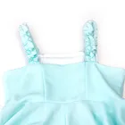 With 2020 Children's Dress With Ruffle Lace On Shoulder