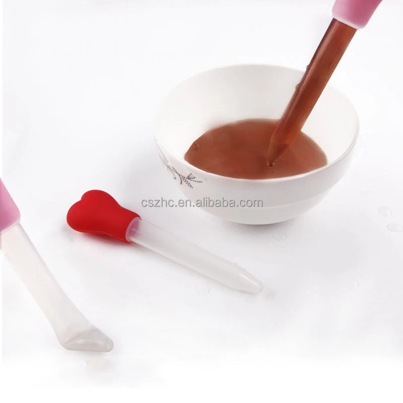 Wholesale 5ml Liquid Silicone Dropper Feeding Dropper and Eyedropper Gummy Making