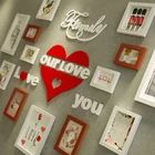 Family Photo Romantic Love You Heart Family Memory Photo 13pcs Frame Sets