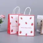 Bag New Brand Entrepreneur Retail Bag Customized New Brand Cartoon Boutique Paper Gift Bag Custom Print Logo