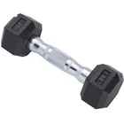 Equipment Gym Purchase Hex Rubber Dumbbell Rubber Bodybuilding Equipment Fixed Black Hexagonal Dumbbells Gym Equipment