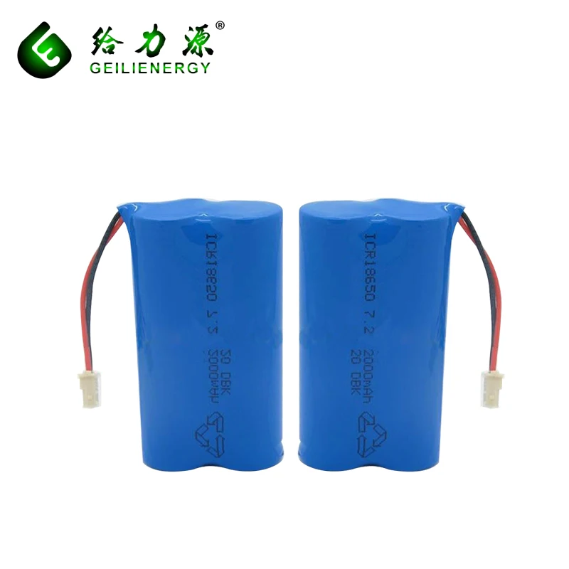 Gle-18650 Rechargeable Icr18650 2s1p 7.4v 2200mah Li Ion Battery Pack - Buy Icr18650  2s1p 7.4v 2200mah Li Ion Battery Pack,Battery Pack Li-ion  Rechargeable,Li-ion 18650 Battery Product on Alibaba.com