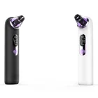 Acne 4 Heads Suction Deep Pore Cleanser All In 1 Home Microdermabrasion Machine With Blue LED Light For Acne Therapy