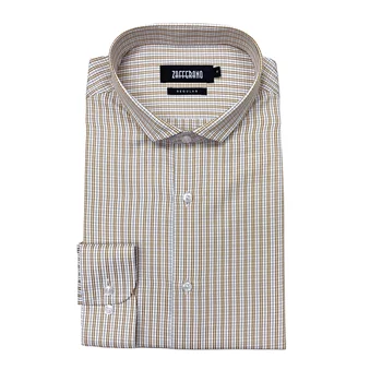 OEM ODM 2024 New Striped Polyester Cotton Woven Business Formal Casual Long Sleeve Mens Dress Shirts