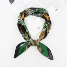 Scarf Long Brand Design 6 Styles Small Scarf For Women Digital Printing Long Handle Bag Ribbons Head Neck Scarf