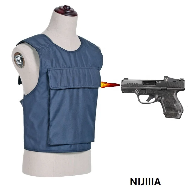 Bulletproof Body Armor Vest Undershirt made withUHMWPE NIJIIIA Concealabl Safety 