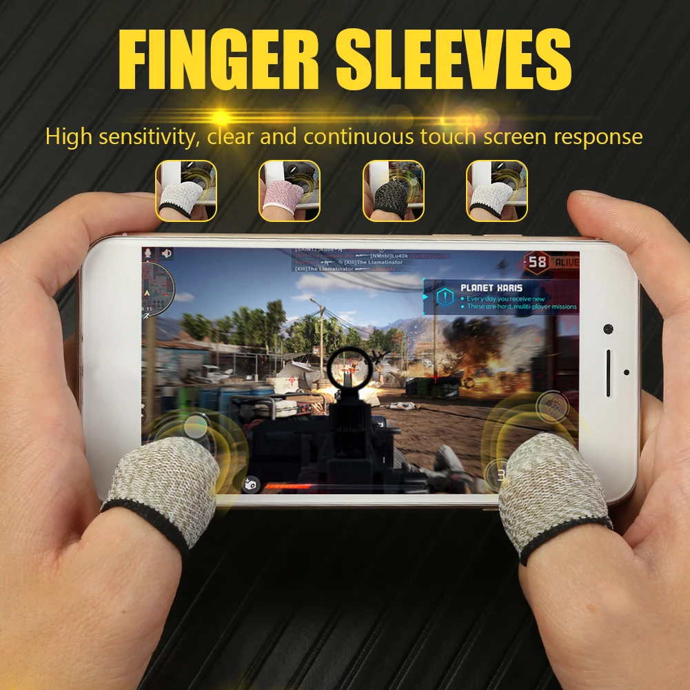 touch screen fingertip mobile phone gaming thumb-gloves for pubg