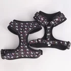 Pet Custom Logo Soft Air Mesh Pet Adjustable Small Dog Harness Vest Sublimation Blank Luxuary Dog Harness