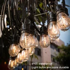 Light Lights Holiday Wedding Party For Indoor Outdoor Decoration Light Decorative Edison String Lights