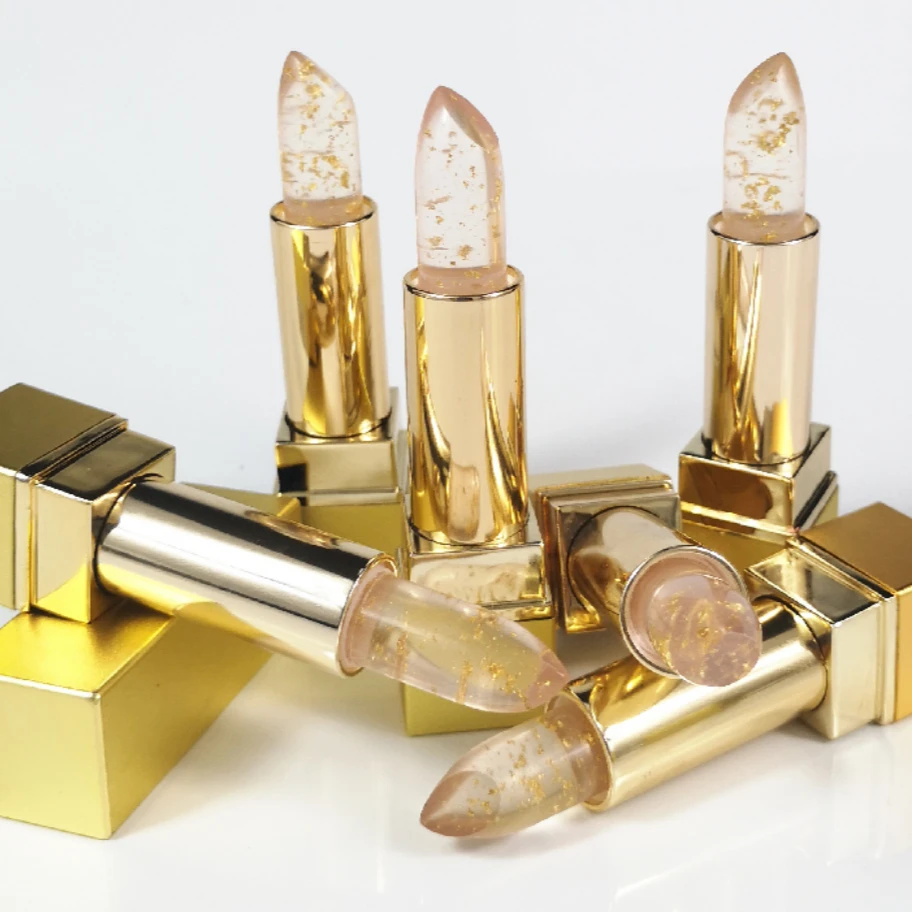 gold foil lipstick